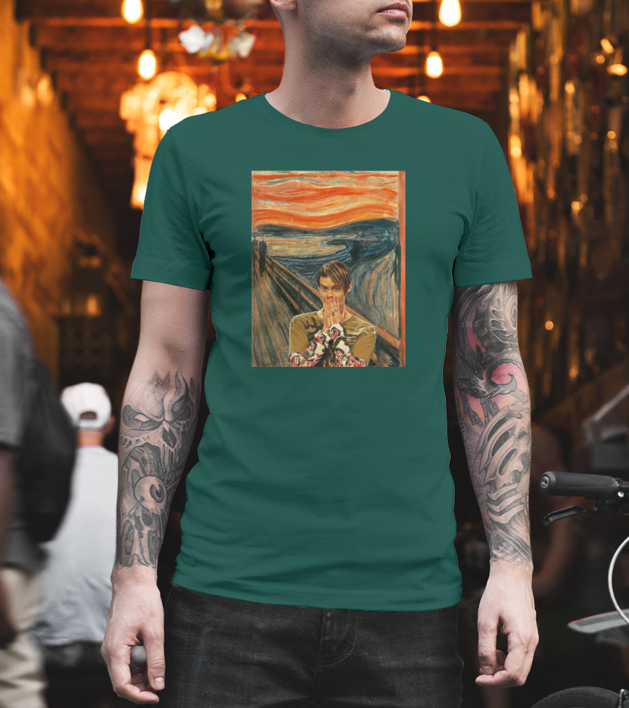 Livefromnewyork Stefon X The Scream Fusion T-Shirt
