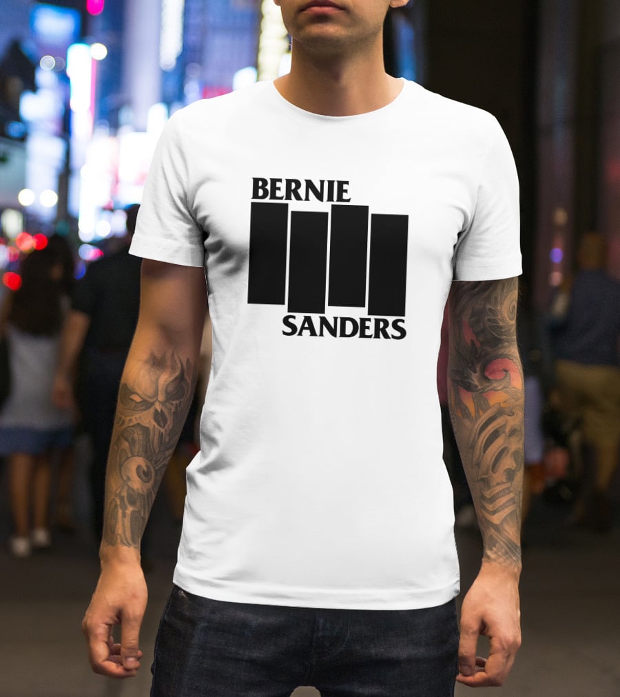 Bernie Sanders Black Flag T-Shirt
