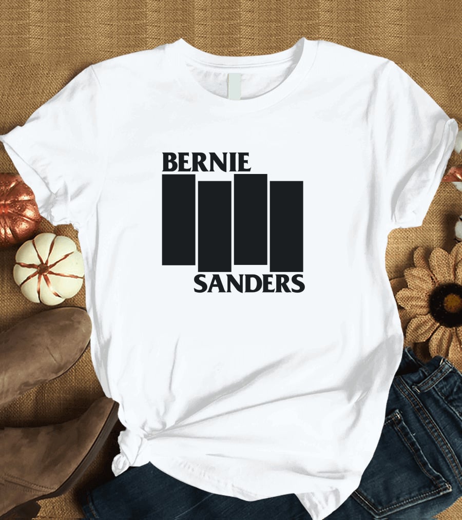 Bernie Sanders Black Flag T-Shirt