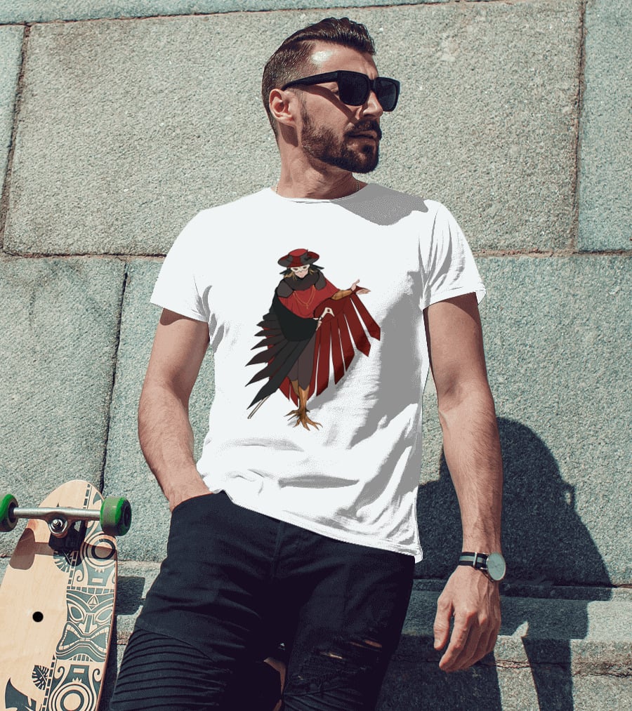 Wolfythewitch Philza Red Raven Aesthetic Fan T-Shirt