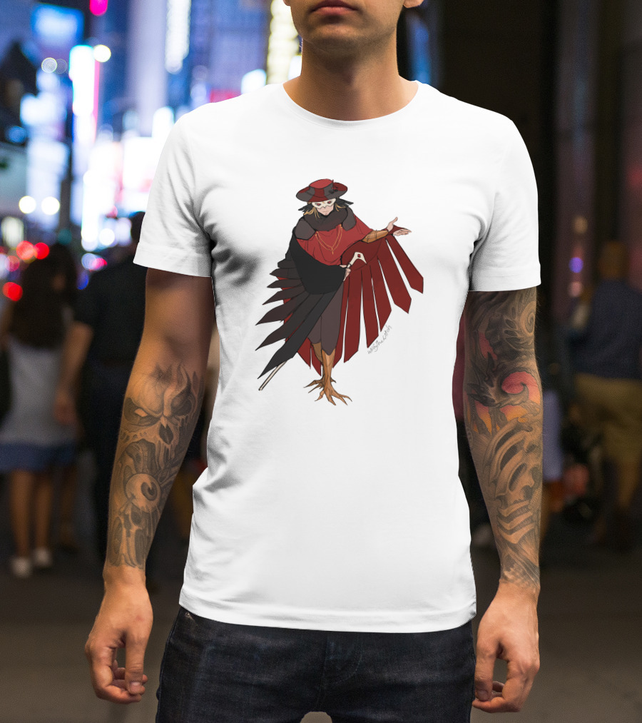 Wolfythewitch Philza Red Raven Aesthetic Fan T-Shirt