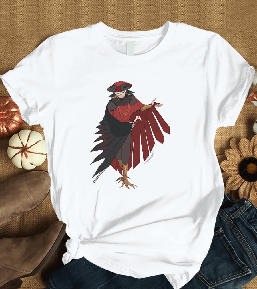 Wolfythewitch Philza Red Raven Aesthetic Fan T-Shirt