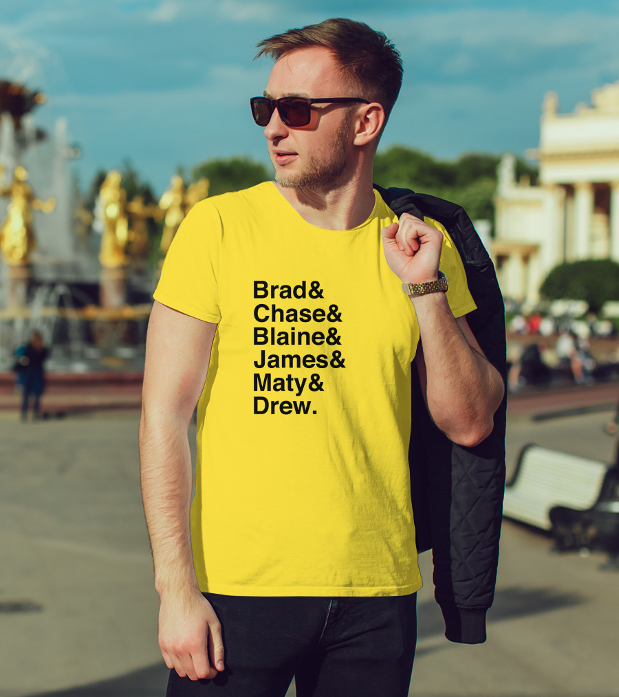 Brad Chase Blaine James Maty Drew 573 Tees Collaboration T-Shirt