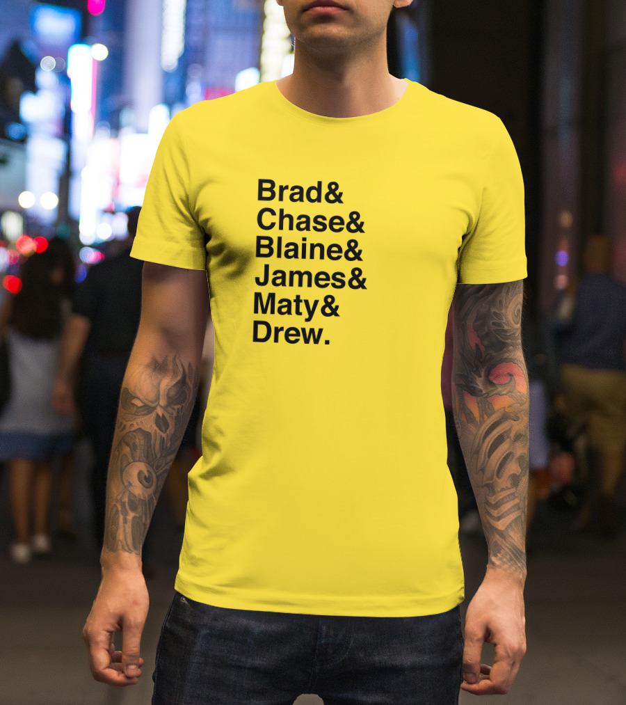 Brad Chase Blaine James Maty Drew 573 Tees Collaboration T-Shirt