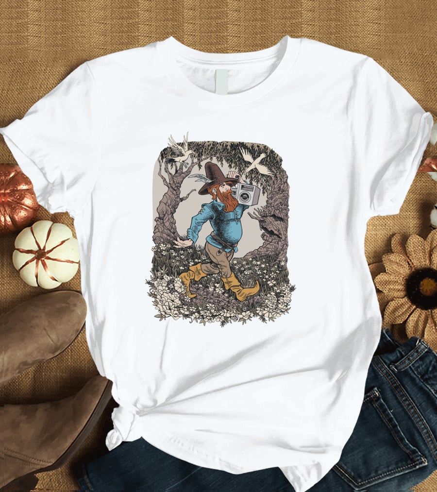 Tugboat Captain Dave Jolly Tom Adventure In The Enchanted Forest T-Shirt