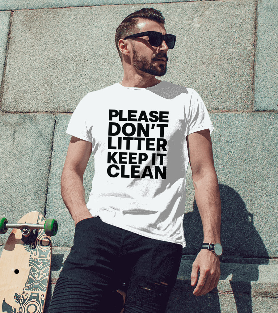 Please Don't Litter Keep It Clean Sebastian Vettel T-Shirt