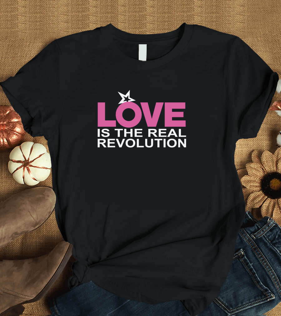 Alessia Pancotti Love Is The Real Revolution Star T-Shirt