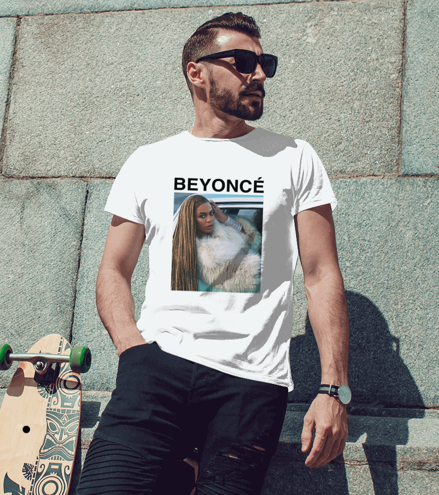 Beyoncé In Fur Coat Looking Powerful T-Shirt