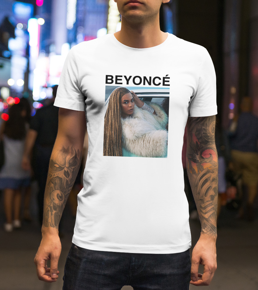 Beyoncé In Fur Coat Looking Powerful T-Shirt