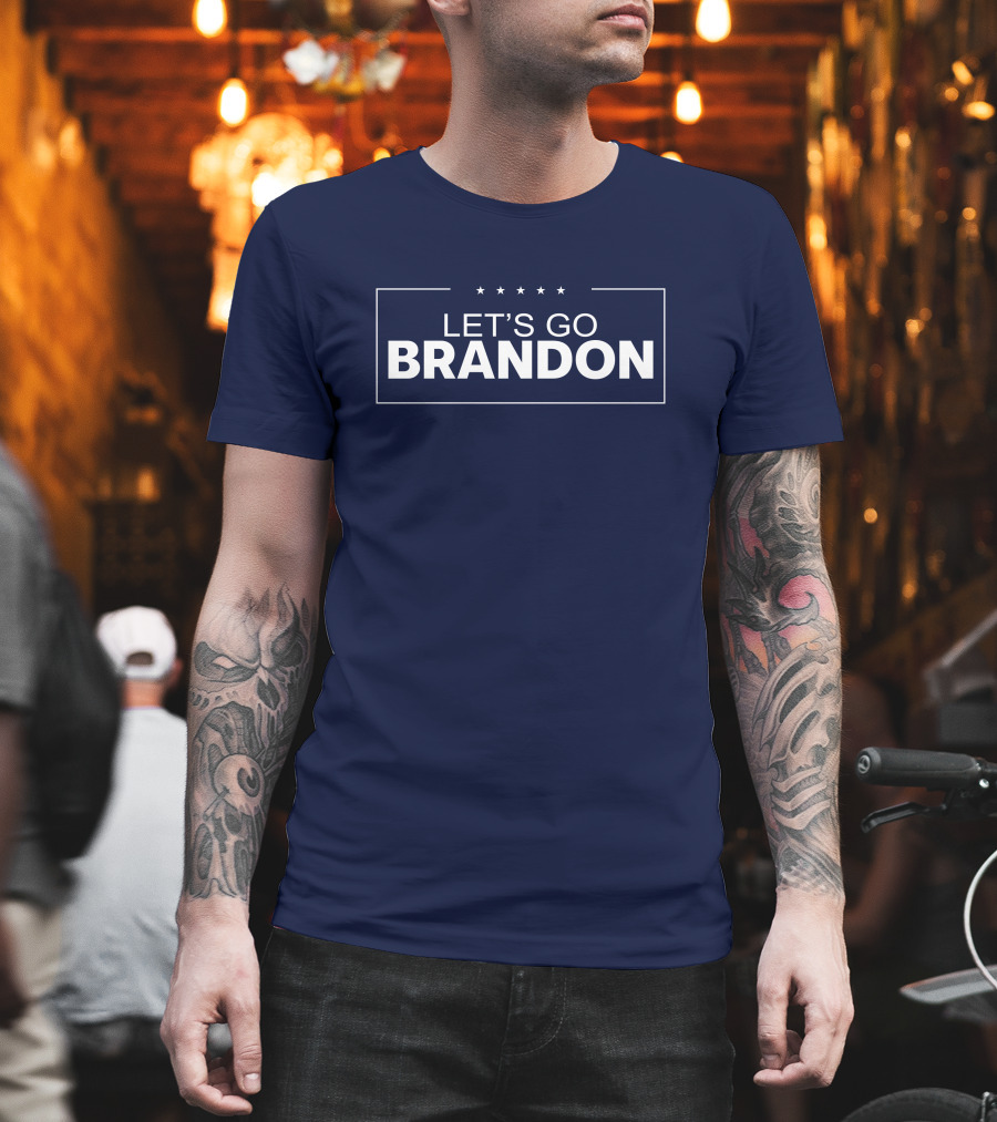 Liz Harrington Let's Go Brandon Stars Emblem T-Shirt
