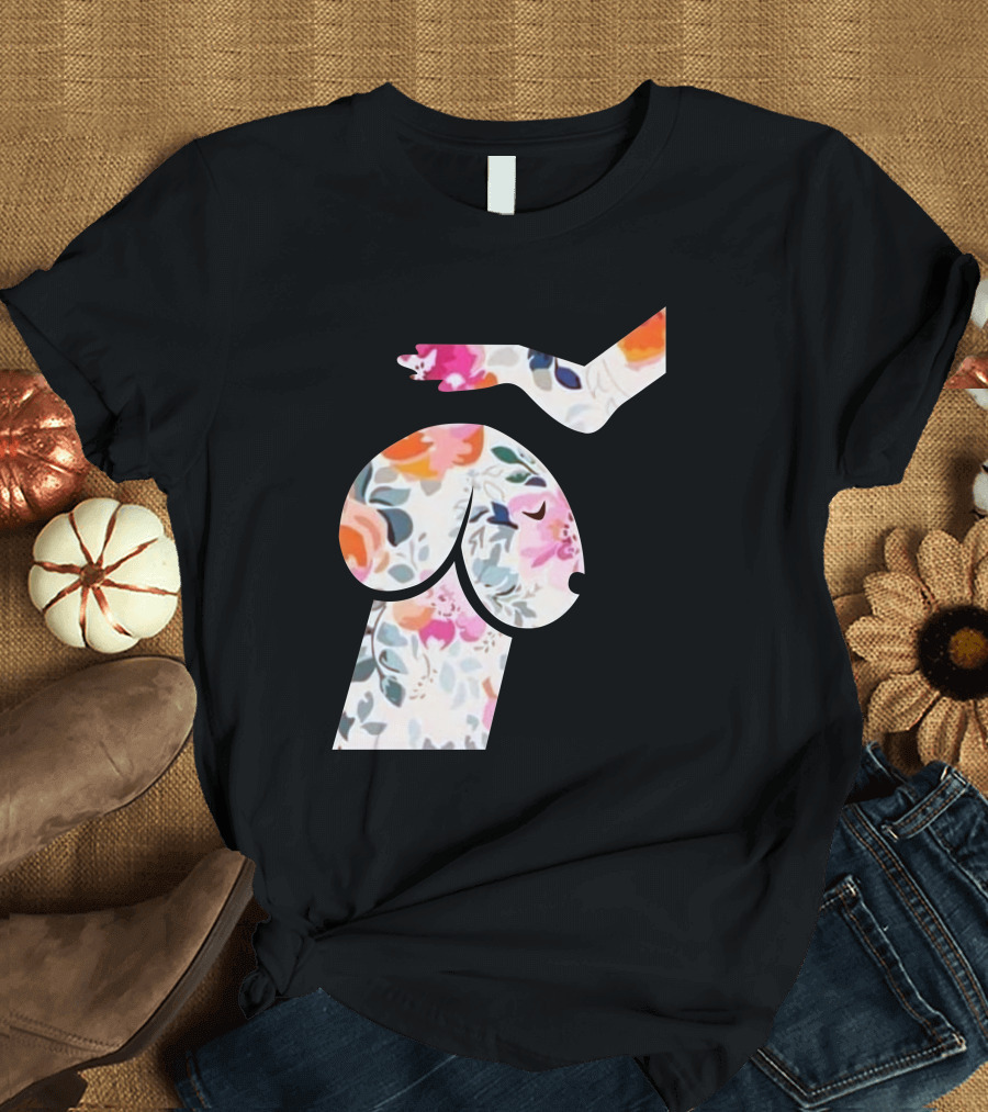 A Perfect Dog Lovers Floral T-Shirt