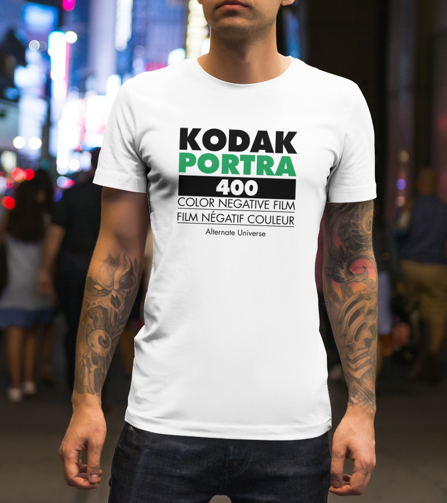 KODAK PORTRA 400 Color Negative Film Alternate Universe T-Shirt