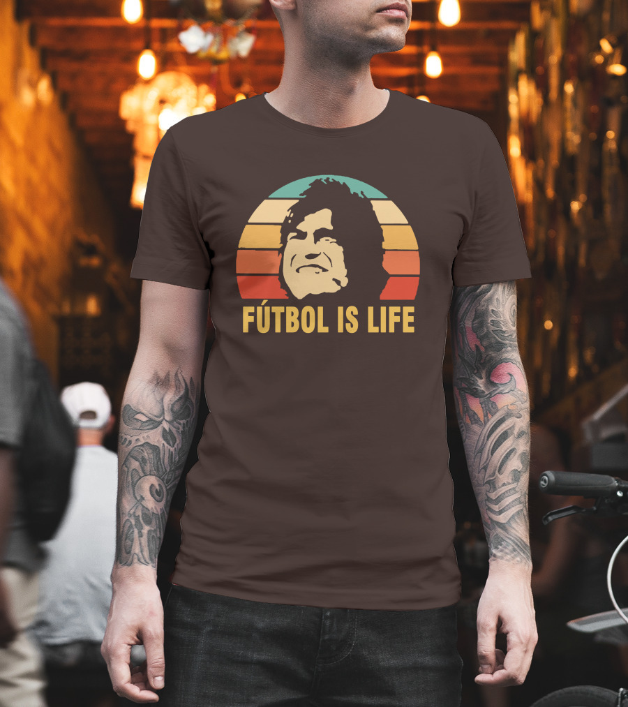 Fútbol Is Life Retro Dani Rojas T-Shirt