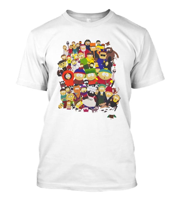 South Park Characters Collection Featuring Iconic Cast And Classic Figures T-Shirt