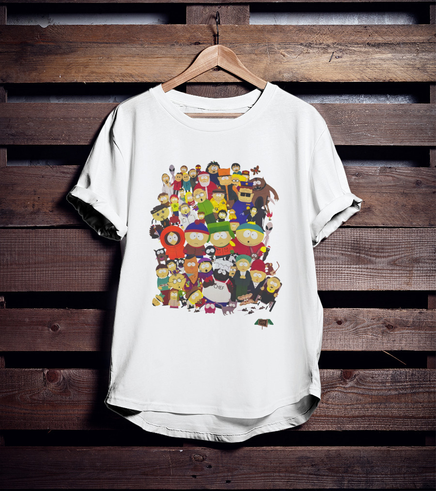 South Park Characters Collection Featuring Iconic Cast And Classic Figures T-Shirt
