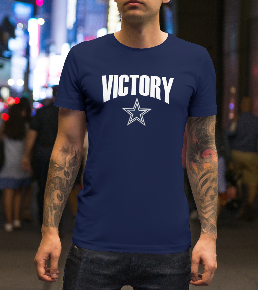 Dallas Cowboys Ezekiel Elliott Victory Star T-Shirt