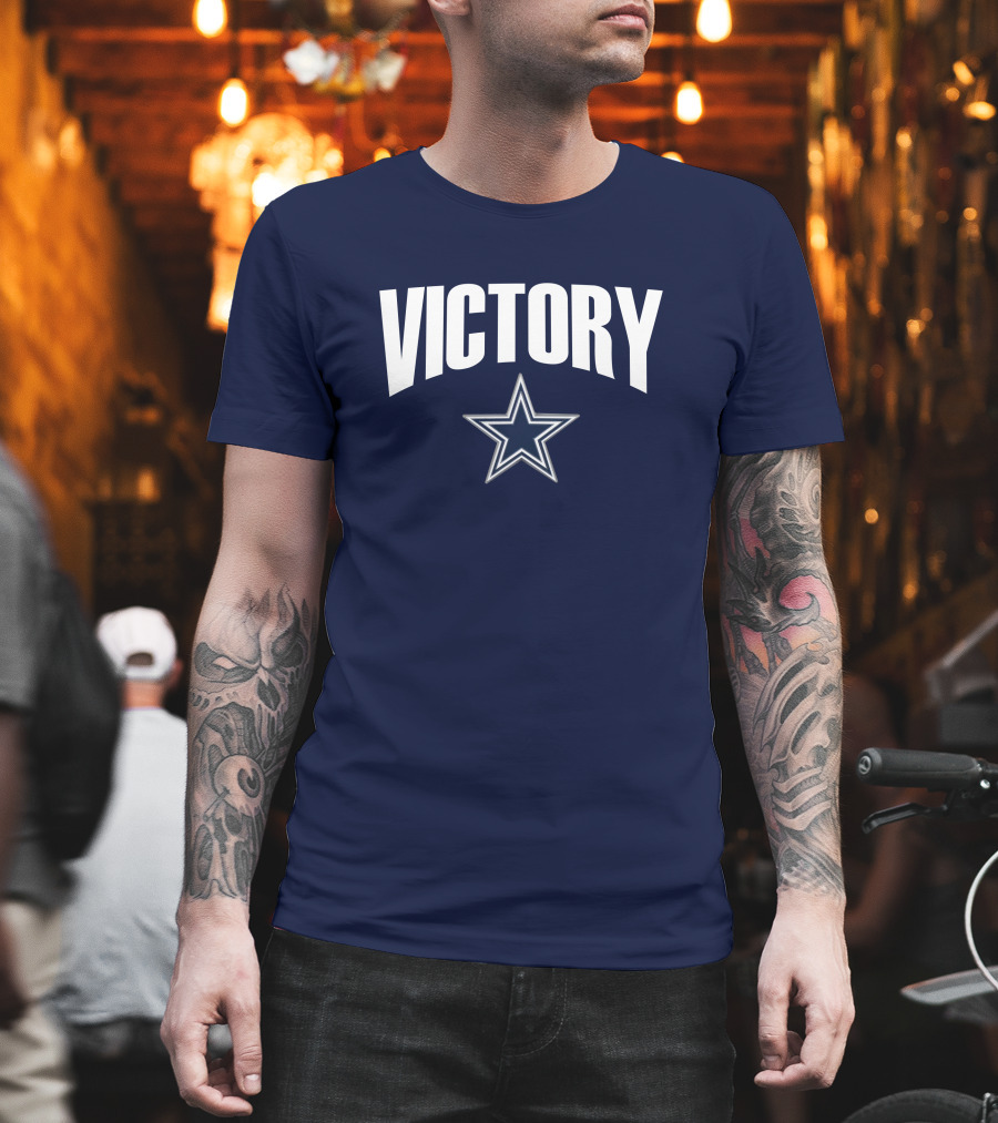 Dallas Cowboys Ezekiel Elliott Victory Star T-Shirt