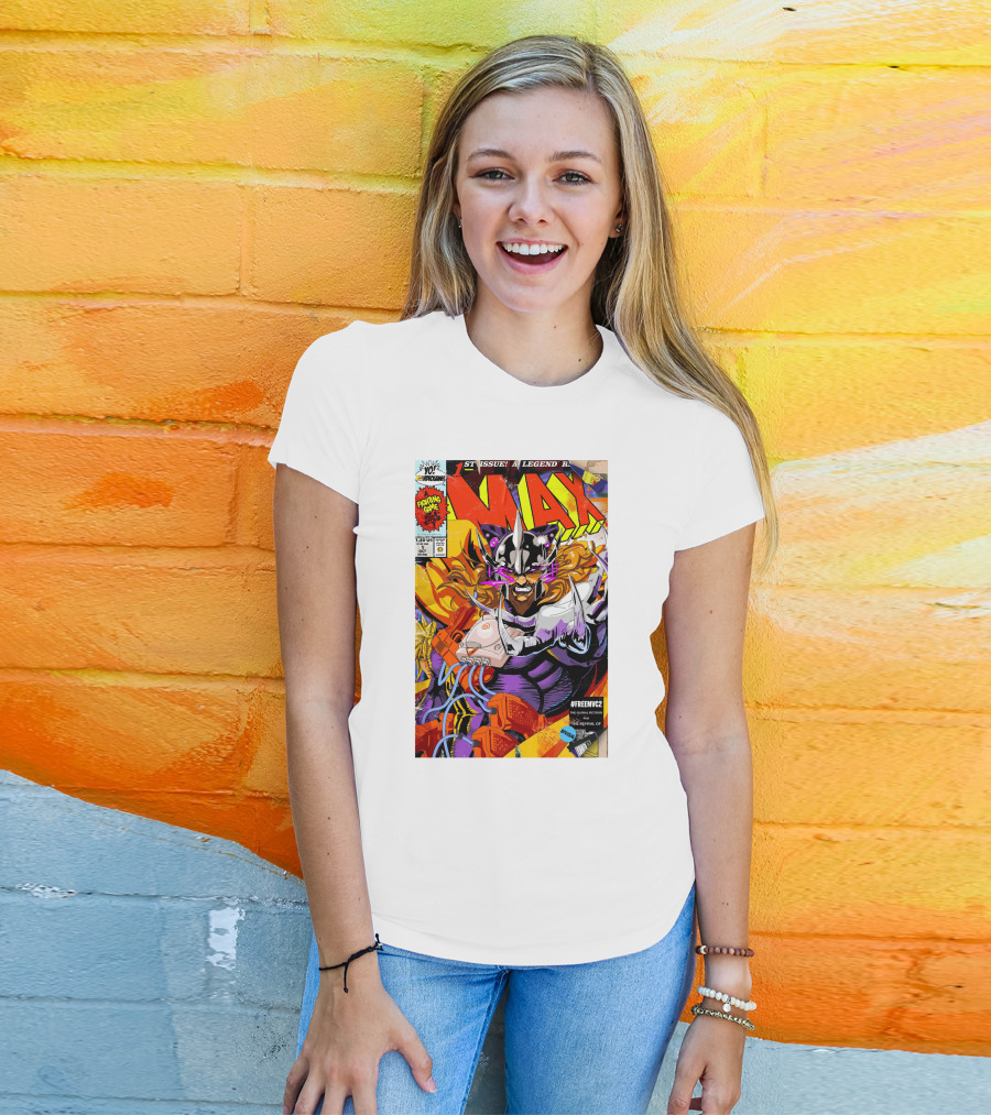 Freemvc2 The Scrubl0rd MAX Fighting Game Legend Comic T-Shirt