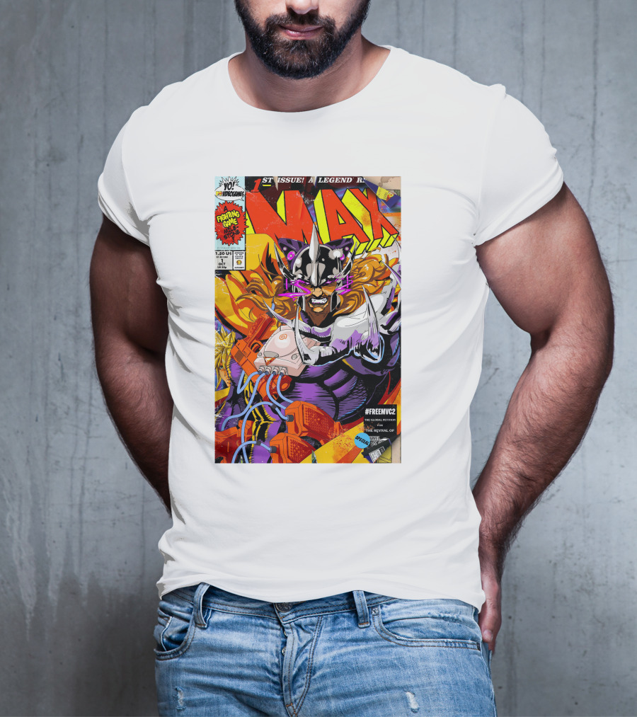 Freemvc2 The Scrubl0rd MAX Fighting Game Legend Comic T-Shirt