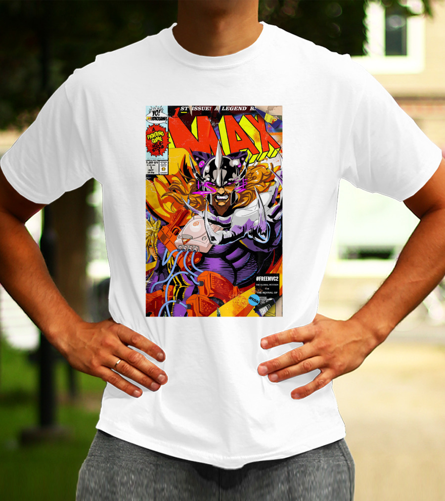 Freemvc2 The Scrubl0rd MAX Fighting Game Legend Comic T-Shirt
