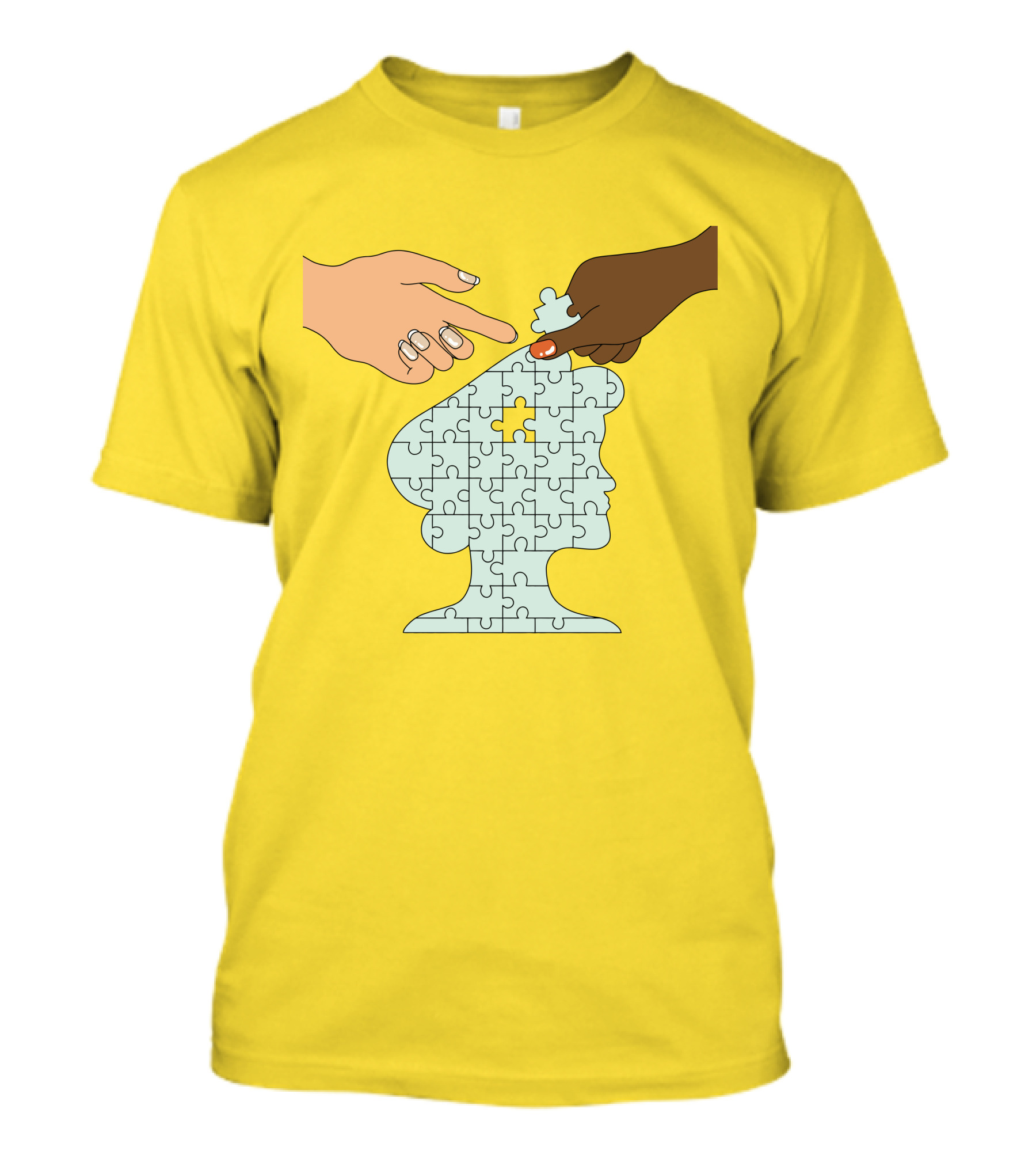 The Philanthropy Boys Club In Her Words Puzzle Head Collaboration T-Shirt