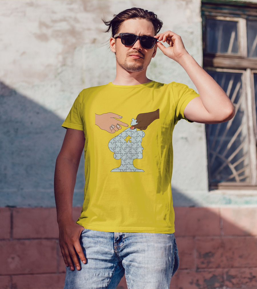 The Philanthropy Boys Club In Her Words Puzzle Head Collaboration T-Shirt