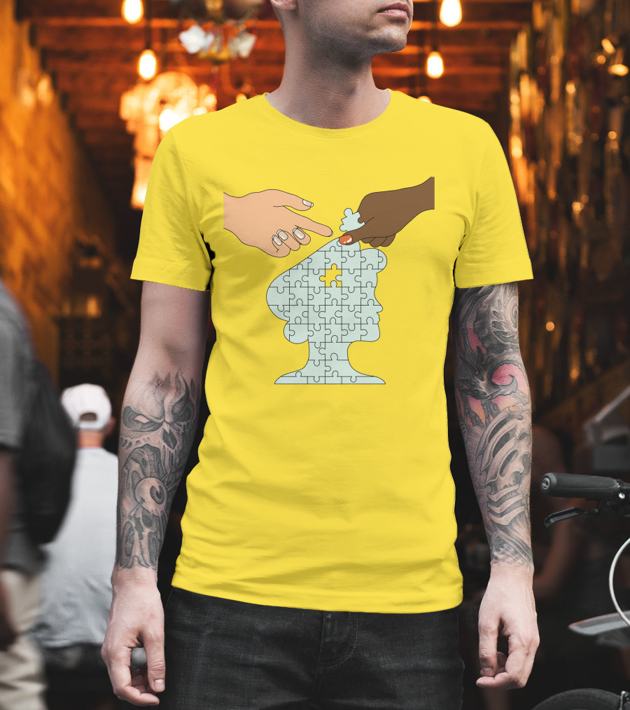 The Philanthropy Boys Club In Her Words Puzzle Head Collaboration T-Shirt