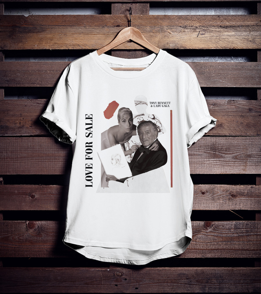 LOVE FOR SALE TONY BENNETT And LADY GAGA T-Shirt