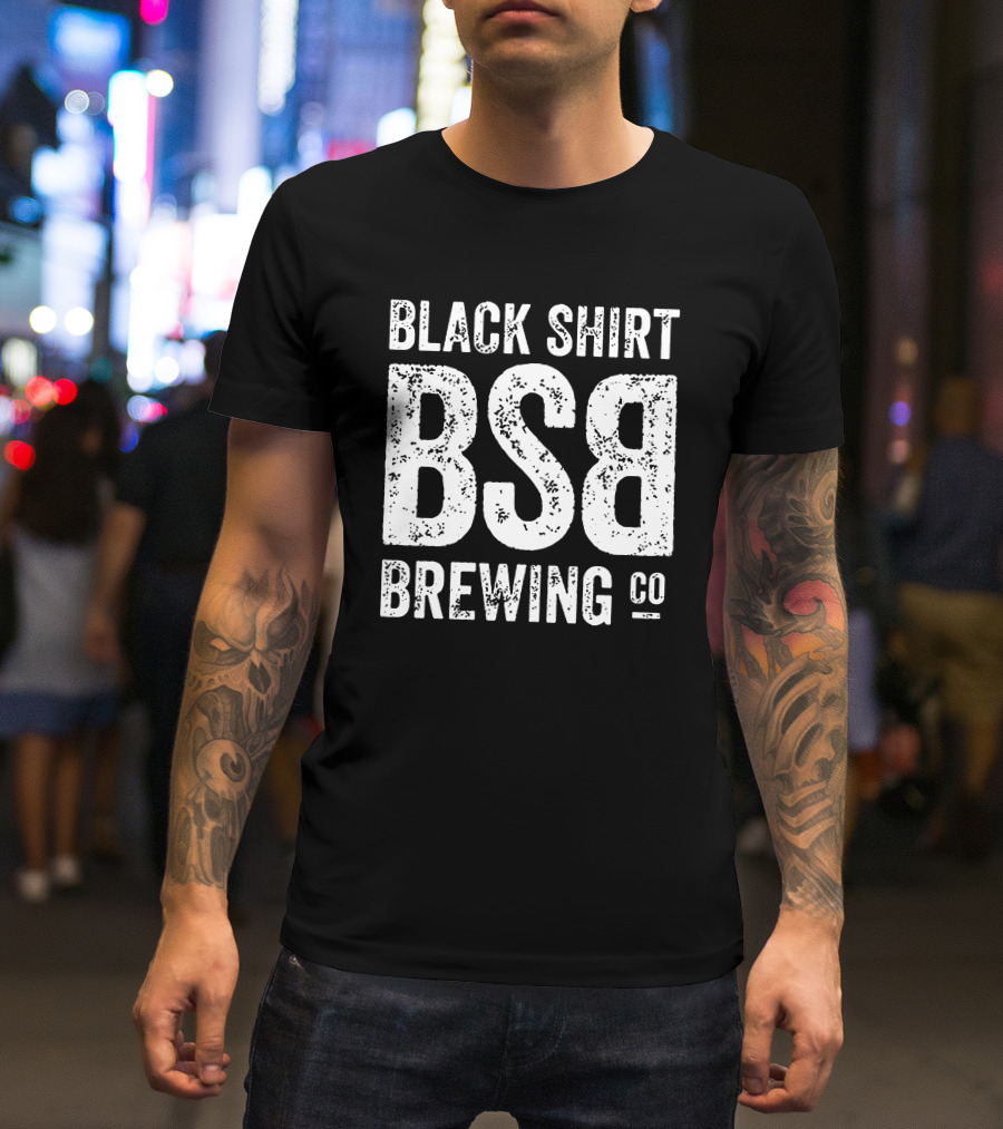 Black Shirt BSB Brewing CO T-Shirt