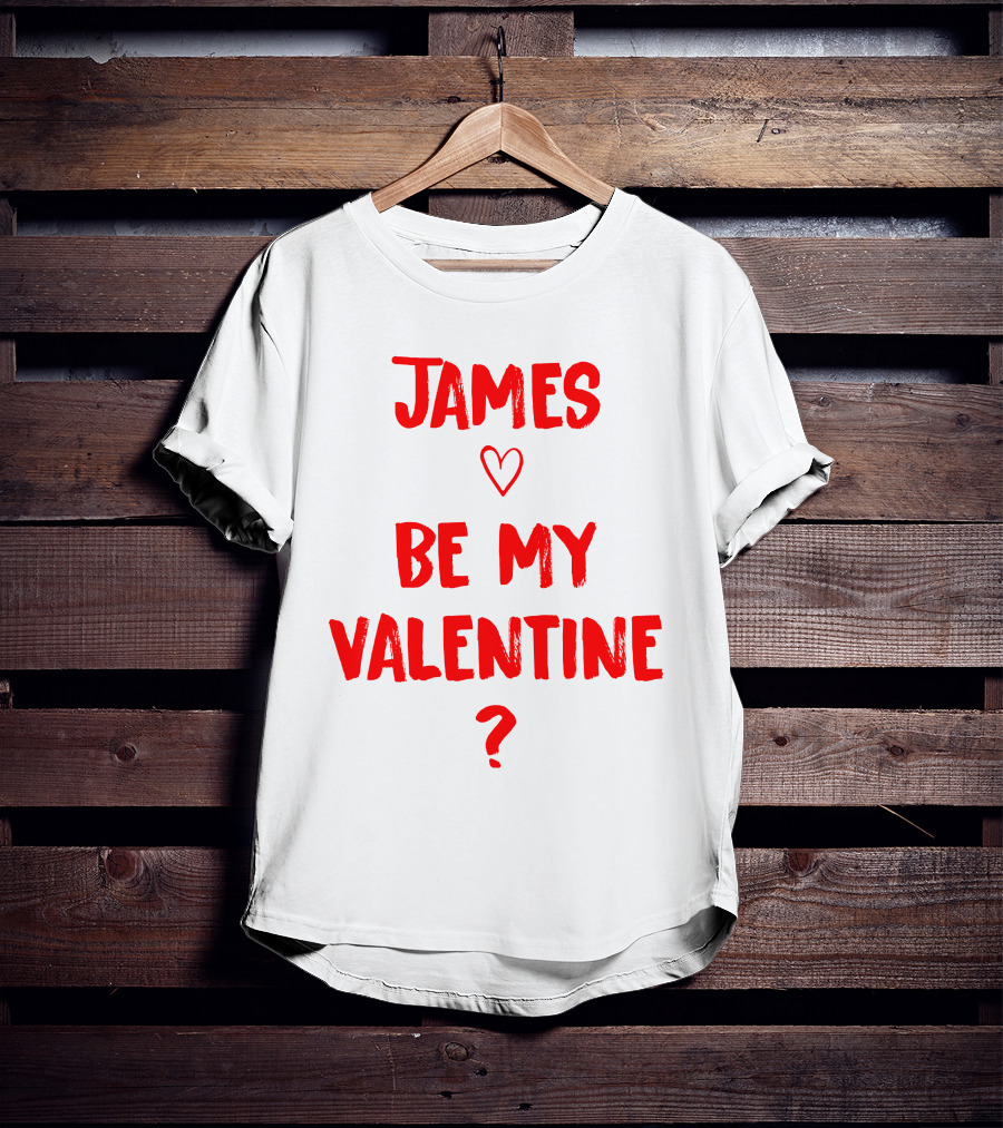 James Be My Valentine Maroon 5 Happy Birthday T-Shirt