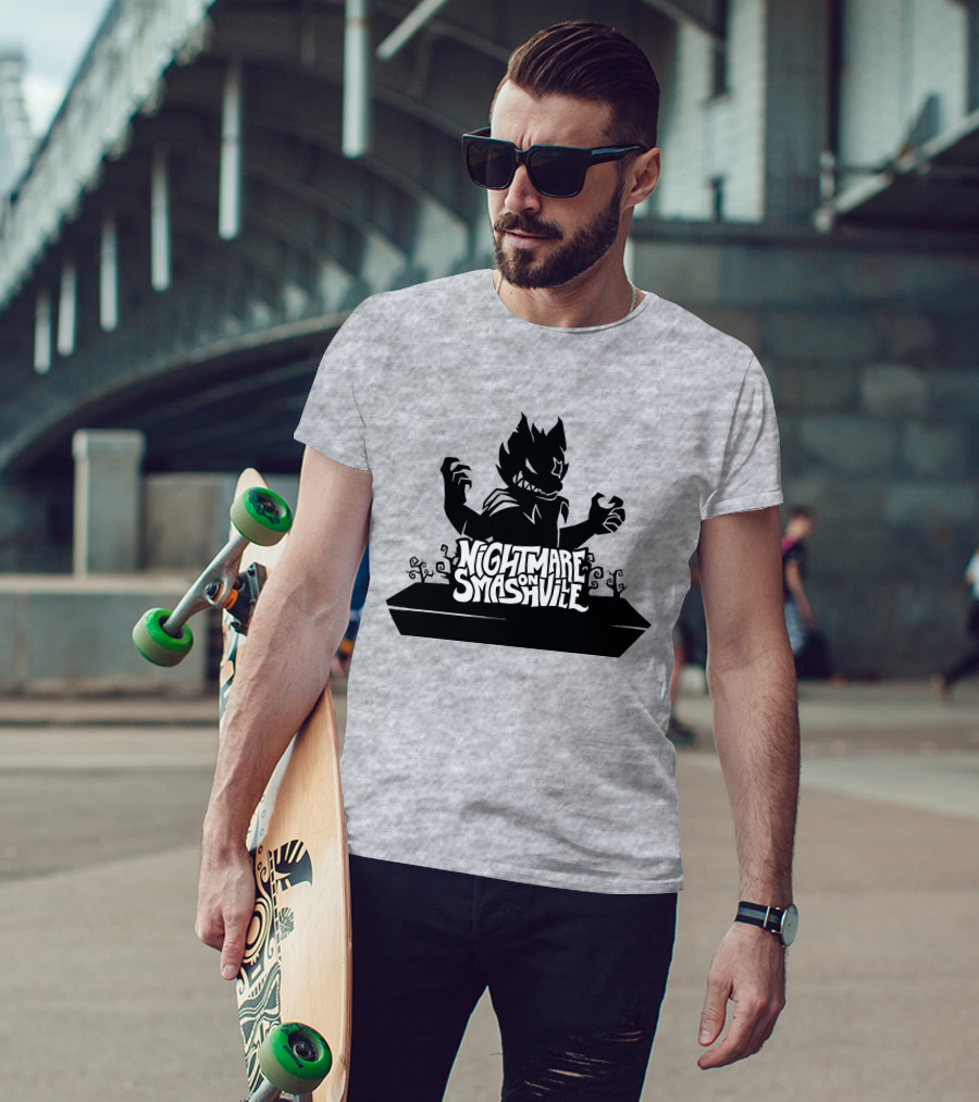 Nightmare On Smashville Werewolves Halloween T-Shirt