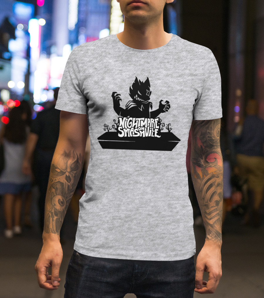 Nightmare On Smashville Werewolves Halloween T-Shirt