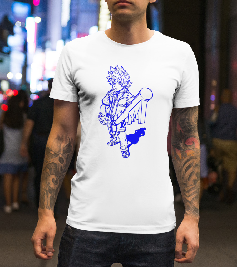 Nairda GS Sora Keyblade Kingdom Hearts Fan T-Shirt