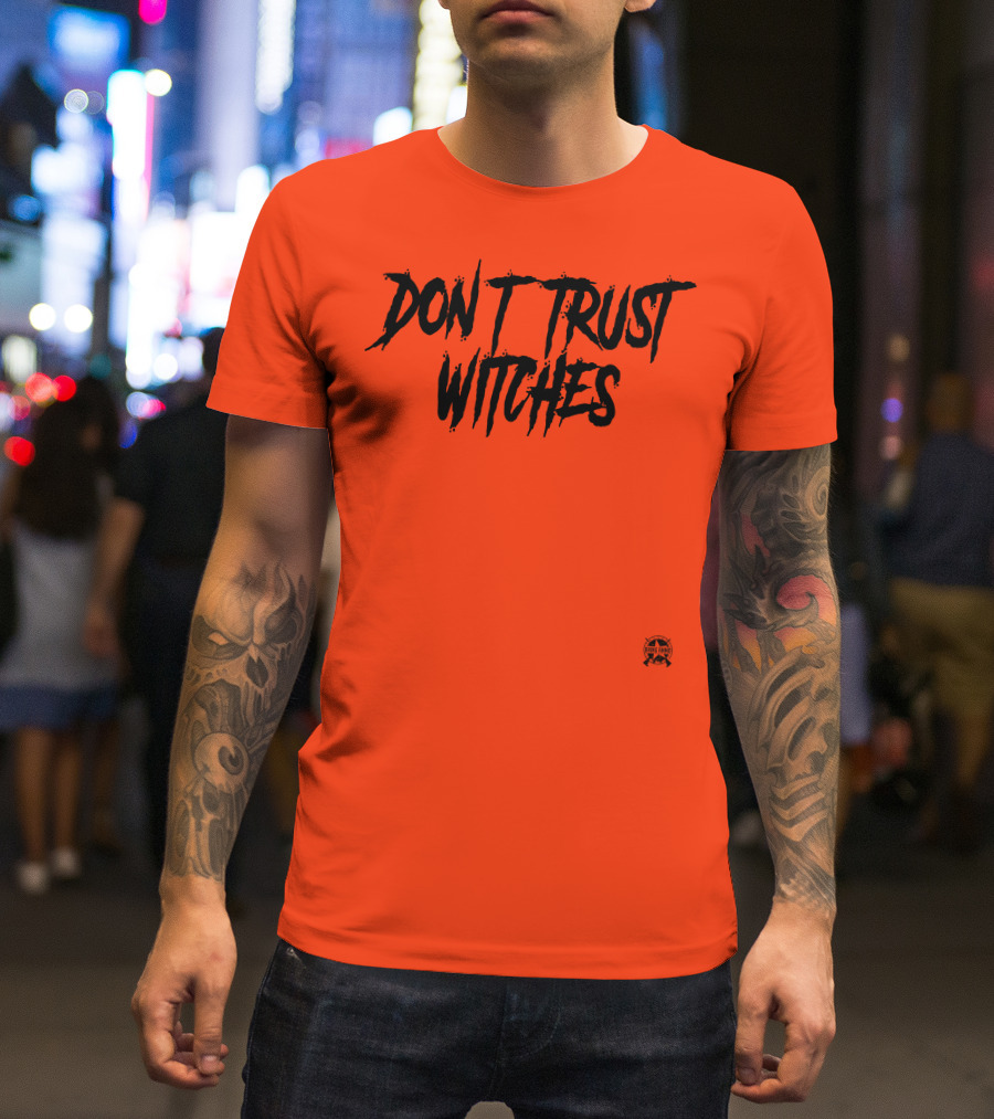 Don't Trust Witches Jack Posobiec Bring Ammo Text T-Shirt