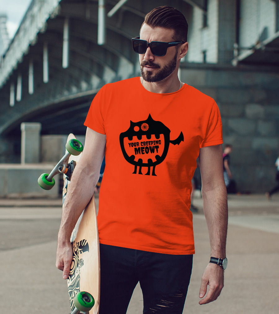 Funcky Designs Your Creeping Meowt Cat T-Shirt