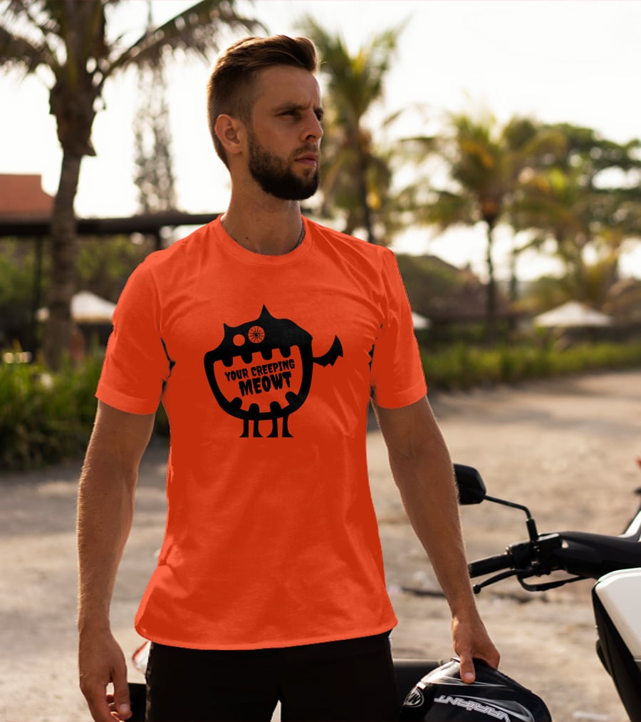 Funcky Designs Your Creeping Meowt Cat T-Shirt