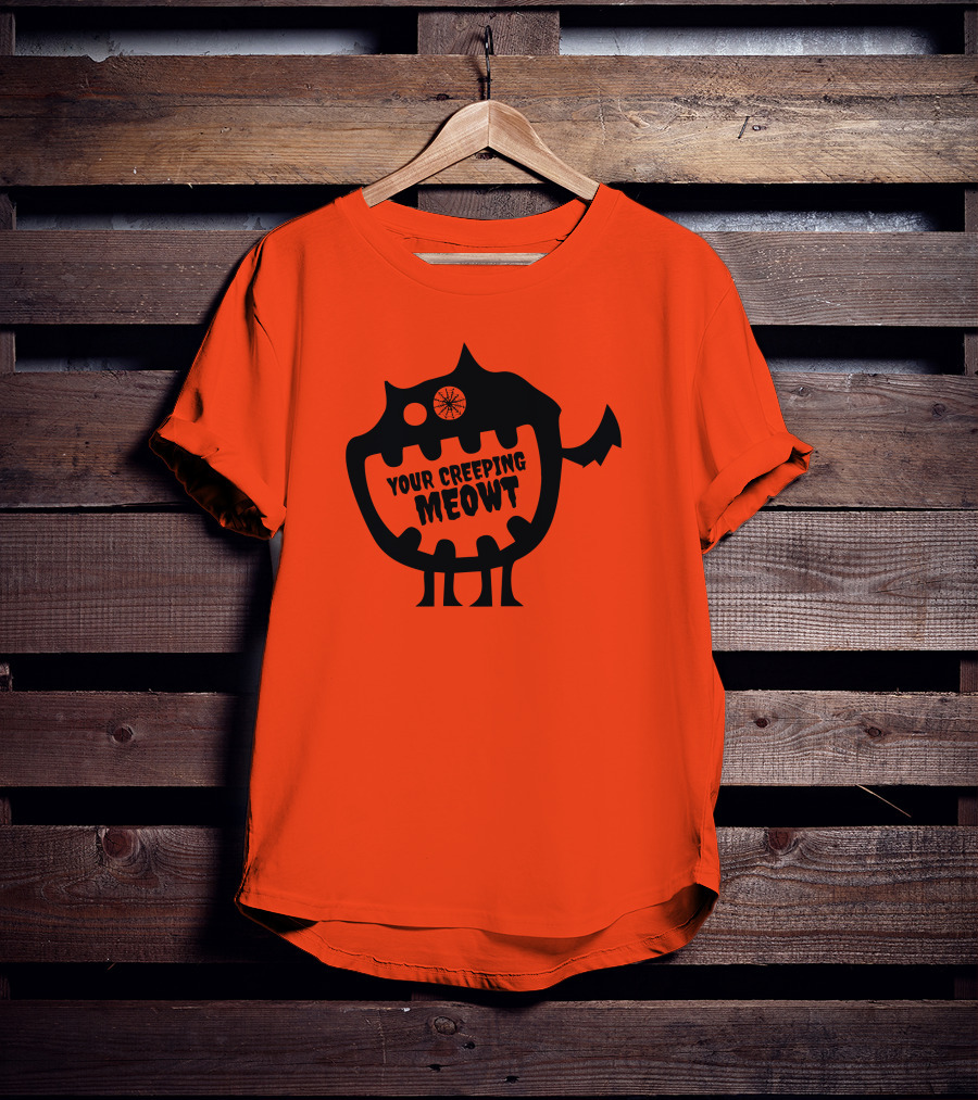 Funcky Designs Your Creeping Meowt Cat T-Shirt