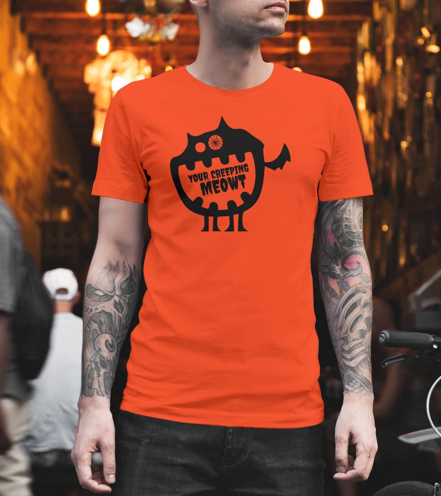 Funcky Designs Your Creeping Meowt Cat T-Shirt