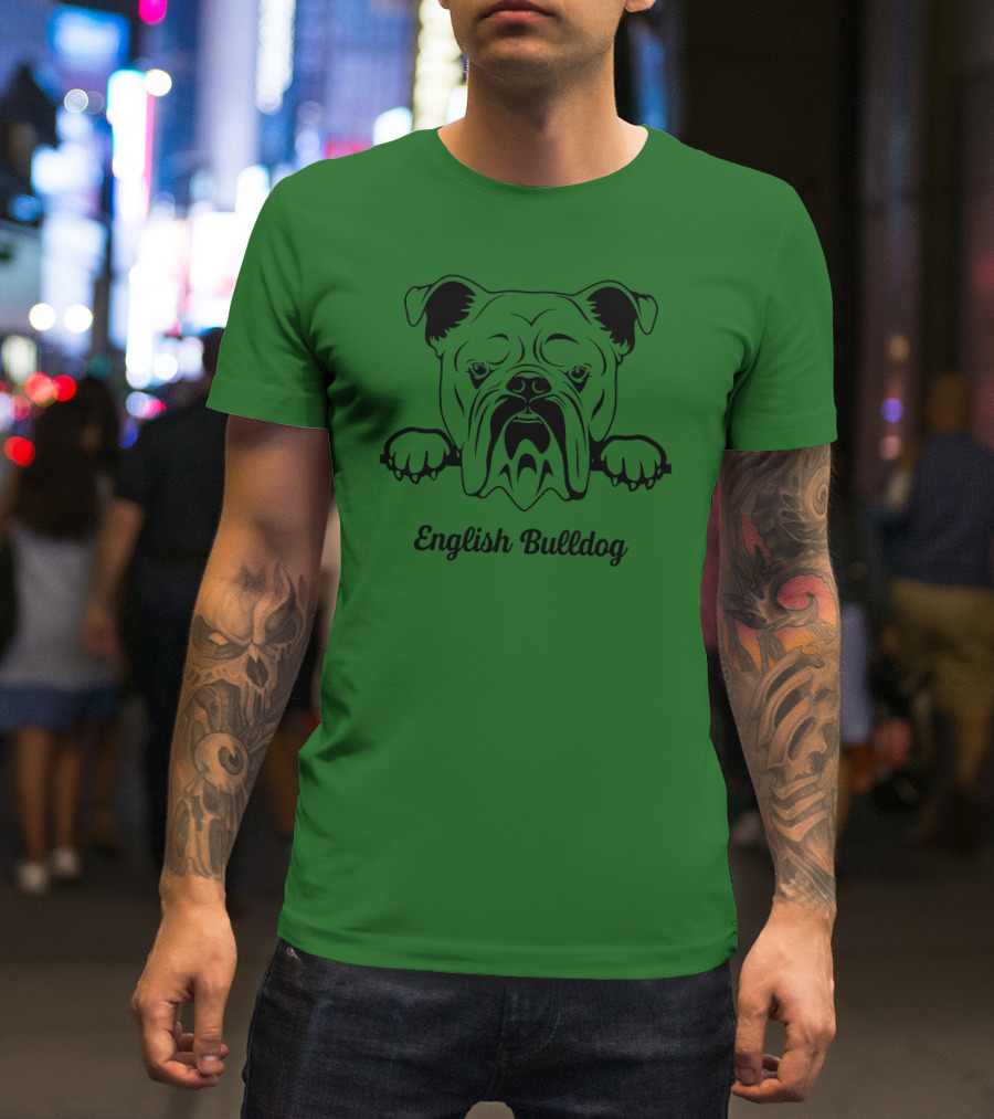Afterlight Clothing Dog Lover English Bulldog T-Shirt