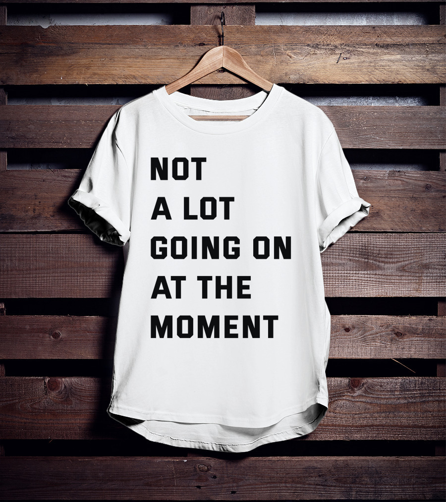 Taylor Swift Not A Lot Going On At The Moment Iconic Phrase T-Shirt