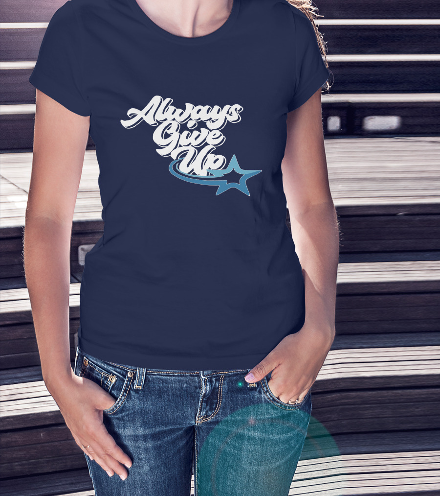 Always Give Up Star Swoosh T-Shirt