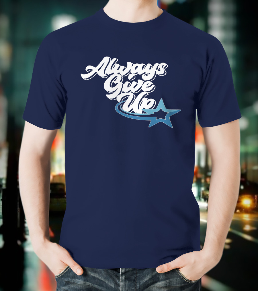 Always Give Up Star Swoosh T-Shirt