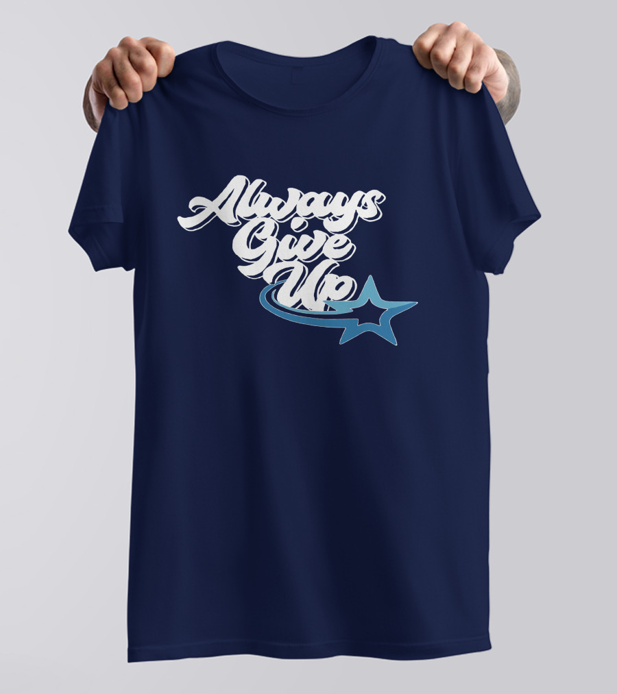 Always Give Up Star Swoosh T-Shirt