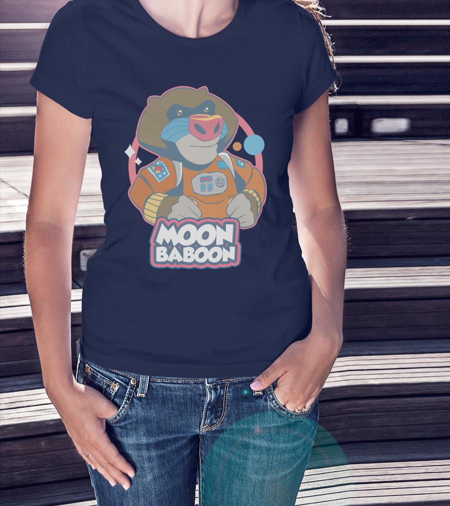 Moon Baboon It Takes Two Space Adventure T-Shirt