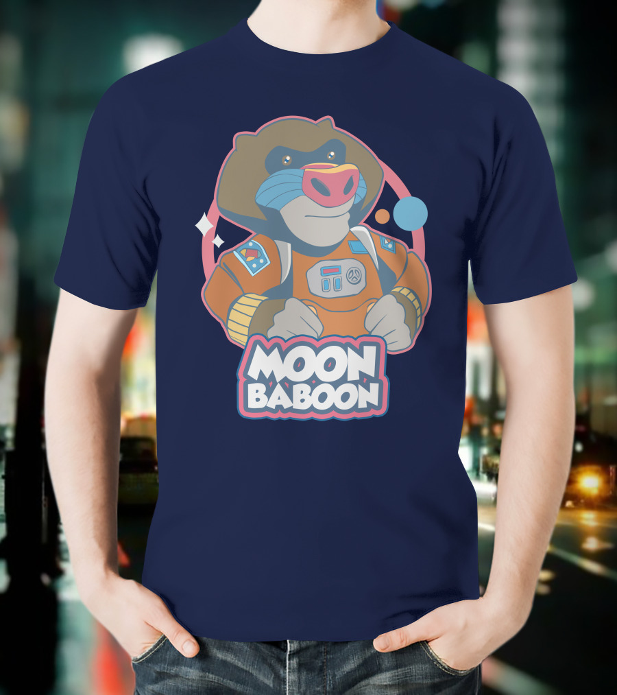Moon Baboon It Takes Two Space Adventure T-Shirt