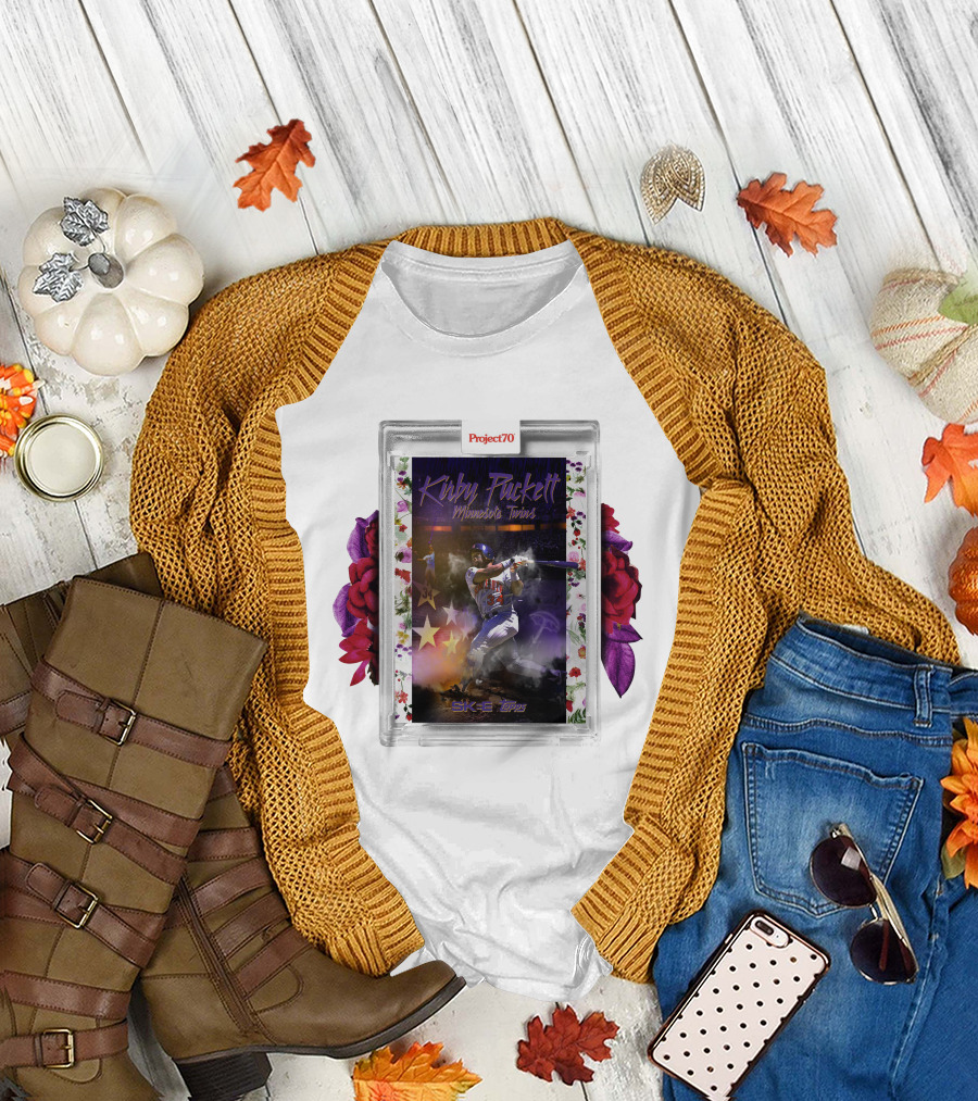 Kirby Puckett Minnesota Twins Project70 Topps DJ Skee T-Shirt