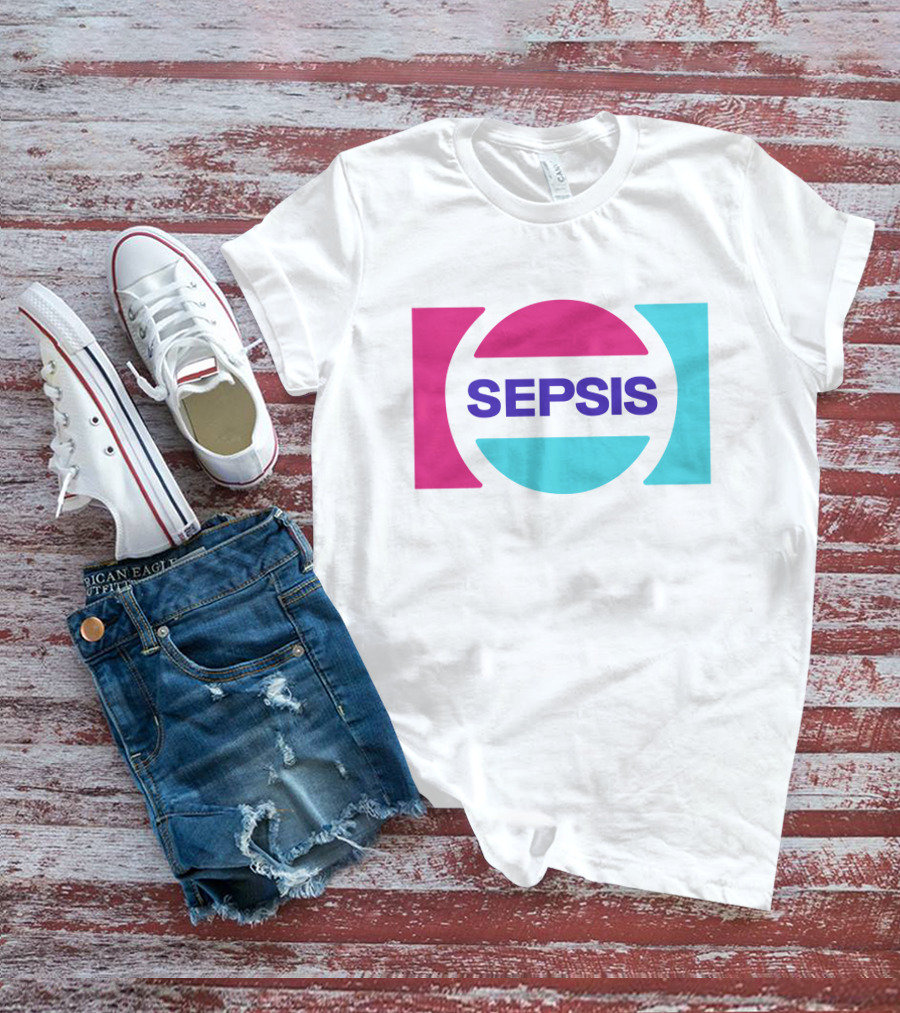 Pander Store Mechazawa Sepsis Logo Circular Colorful T-Shirt