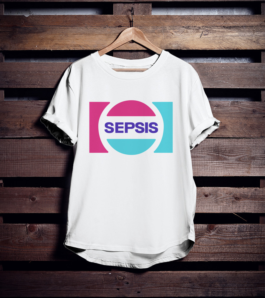 Pander Store Mechazawa Sepsis Logo Circular Colorful T-Shirt