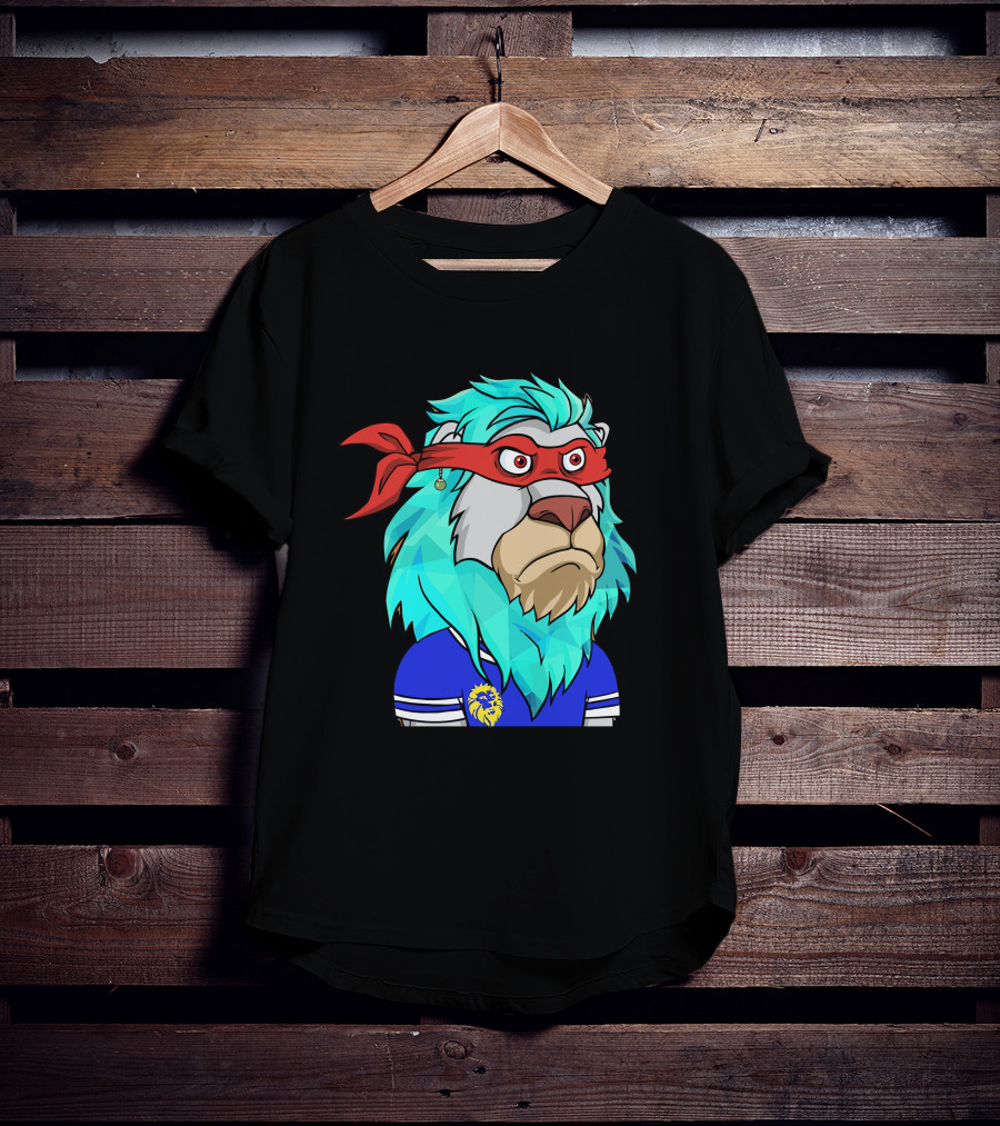 Chris Maddern 6621 Lazy Lions Ninja Opensea Bungalows T-Shirt