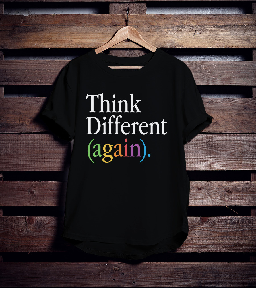 Think Different Again Throwboy Store MacRumors Giveaway T-Shirt